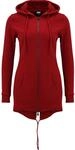 Sweatjacke URBAN CLASSICS "Urban Classics Damen Ladies Sweat", Damen, Gr. M, rot