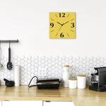 Artland Wanduhr "Uni Trendfarben" wahlweise mit Quarz- oder Funkuhrwerk, lautlos ohne