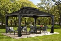 Sojag Pavillon "Gazebo Messina" BxT: 363x483 cm, inkl. Moskitonetze