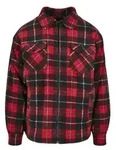 URBAN CLASSICS Allwetterjacke "Urban Classics Herren Plaid Teddy Lined Shirt Jacket"
