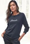 Sweatshirt BENCH. LOUNGEWEAR, Damen, Gr. 36/38, schwarz, Interlock,...