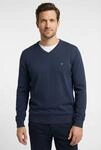 FYNCH-HATTON Strickpullover "FYNCH-HATTON Pullover mit V-Kragen" aus Baumwolle, mit