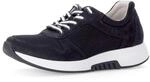 Keilsneaker ROLLINGSOFT, Damen, Gr. 40, blau (nachtblau), Nubukleder, Textil, Schuhe