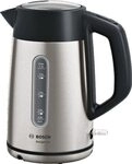 BOSCH Wasserkocher "DesignLine TWK4P440, Ausgie&szlig;en ohne Spritzer, Tassenanzeige" 1,7