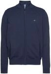 Strickjacke FYNCH-HATTON, Herren, Gr. XL (54), blau (night), Strick, Obermaterial: