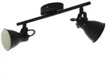 EGLO Deckenspot "SERAS 2", schwarz, 2, Leuchten, K&uuml;chenlampe, Deckenstrahler,