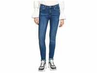 Skinny-fit-Jeans S.OLIVER Gr. 42, Länge 32, blau (blue, stretch) Damen Jeans