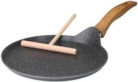 STONELINE Cr&ecirc;pepfanne "Back to Nature" Aluminiumguss &Oslash; 25 cm, mit Teigverteiler,