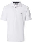 Poloshirt CASAMODA "CASAMODA Polo-Shirt uni", Herren, Gr. 5XL, wei&szlig;, 95% Baumwolle,
