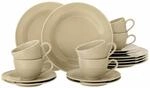 Seltmann Weiden Geschirr-Set "Kaffeeservice Beat Color Glaze 18er Set"