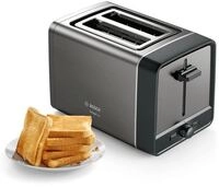BOSCH Toaster "DesignLine TAT4P425DE, integrierter Edelstahl-Br&ouml;tchenaufsatz" 2