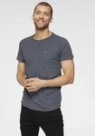 T-Shirt TOMMY JEANS "TJM SLIM JASPE C NECK", Herren, Gr. XL (54), blau (twilight