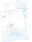 Baby Best Babybettw&auml;sche "Kleiner Lieblingsmensch" mit niedlichem Teddy-Motiv und