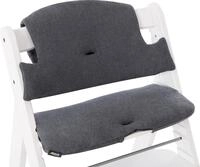 Hauck Kinder-Sitzauflage "Select, jersey charcoal" f&uuml;r den ALPHA+ Holzhochstuhl und