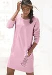 Sweatkleid BENCH. LOUNGEWEAR, Damen, Gr. 52/54, N-Gr, rosa (rosa, schwarz),