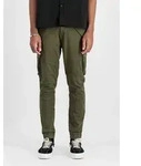 Cargohose ALPHA INDUSTRIES "Combat Pant", Herren, Gr. 33, Normalgr&ouml;&szlig;en, gr&uuml;n