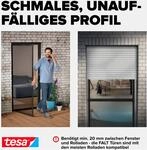 tesa Insektenschutz-T&uuml;r "FALT Alu Rahmen teleskopierbar Premium f&uuml;r T&uuml;ren"