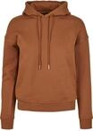 Hoodie URBAN CLASSICS "Urban Classics Damen Ladies Hoody", Damen, Gr. S, toffee, 63%