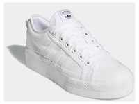 Sneaker ADIDAS ORIGINALS "NIZZA PLATFORM" Gr. 38, weiß (cloud white, cloud white)