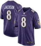 Nike Footballtrikot "Nike Trikot Baltimore Ravens NFL Home Game Jersey Jackson 8"