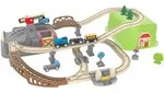 Spielzeug-Eisenbahn HAPE "Eisenbahn-Baukasten", bunt, Spielzeugfahrzeuge,