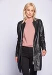 Ledermantel MAZE "4202040", Damen, Gr. XL, schwarz, Obermaterial: 100% Lammleder.