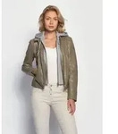 Lederjacke MAZE "Mico", Damen, Gr. XL, braun (mud), Obermaterial: 100%...