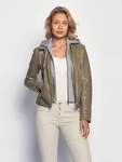 Lederjacke MAZE "Mico", Damen, Gr. XL, braun (mud), Obermaterial: 100% Lammleder.