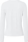 Langarmshirt PIECES "PCSIRENE LS TEE JRS NOOS", Damen, Gr. S, wei&szlig; (hellwei&szlig;),