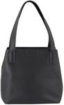 TOM TAILOR Shopper "Miri zip" aus griffigem Lederimitat mit praktischen flachen