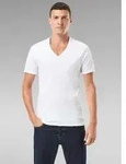 T-Shirt G-STAR "Basic V-Neck T-Shirt 2-Pack", Herren, Gr. XS, wei&szlig;,...