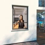 Windhager Insektenschutzplissee "Ultra Flat f&uuml;r Fenster, Fliegengitter ohne Bohren"