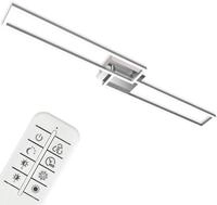 BRILONER LEUCHTEN LED Deckenleuchte "3145018 FRAME", silber (chrom, alu), Leuchten,