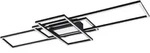 TRIO LEUCHTEN LED Deckenleuchte "MILA", grau (anthrazit), H: 6,5cm, Leuchten,