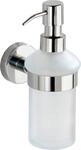 WENKO Seifenspender "Bosio Shine" Edelstahl rostfrei, ca. 200 ml F&uuml;llmenge