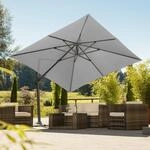 Schneider Schirme Ampelschirm "Rhodos Twist" mit Schutzh&uuml;lle, ohne Wegeplatten