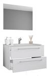 VCM Waschtisch "3-tlg. Waschplatz Waschtisch Badinos Schublade SP" 3 Stk. tlg.