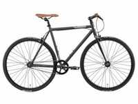 Singlespeed BIKESTAR Fahrräder Gr. 53 cm, 28 Zoll (71,12 cm), schwarz Alle