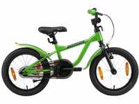 Kinderfahrrad LÖWENRAD Fahrräder Gr. 23 cm, 16 Zoll (40,64 cm), grün Kinder