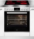 BEKO Elektro-Herd-Set "BBUM12328X" mit 1-fach-Teleskopauszug Gleichm&auml;&szlig;ige Hei&szlig;luft