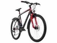ATB KS CYCLING "Xtinct" Fahrräder Gr. 42 cm, 26 Zoll (66,04 cm), schwarz (schwarz,