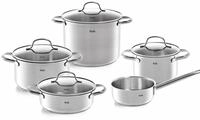 Fissler Topf-Set "San Francisco" Set, Bratentopf 20 cm, je 1 Kochtopf 16/20/24 cm,