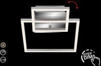 BRILONER LEUCHTEN LED Deckenleuchte "FRAME", silber, Leuchten, LED Deckenleuchte