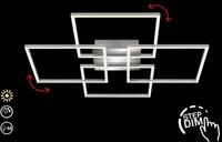 BRILONER LEUCHTEN LED Deckenleuchte "FRAME", wei&szlig;, Leuchten, LED Deckenleuchte