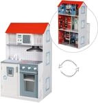 Spielk&uuml;che ROBA "2-in-1, Feuerwehr", wei&szlig; (wei&szlig;, blau), Spielk&uuml;chen, KinderB:60cm