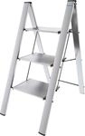 Bischof Colombo Trittleiter "Leonardo 2" 3-stufig, klappbar, rutschfeste Stufen,