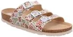 Pantolette ROHDE "Alba", Damen, Gr. 39, camelfarben kombiniert, Nubuklederimitat,