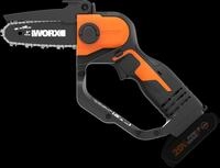 Worx Akku-Kettens&auml;ge "WG324E.9" Einhand Asts&auml;ge, 6,7m/s Kettengeschwindigkeit, ohne