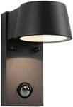 Paulmann LED Au&szlig;en-Wandleuchte "Capea IP44 96x153mm 3000K 6W 500lm 230V Anthrazit
