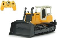 RC-Walze JAMARA "Planierraupe Liebherr", gelb, Fernlenkfahrzeuge, KinderB:15cm H:18cm